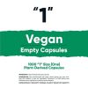 Nutricost Vegan Empty Capsules Size 1 - Clear Empty Plant-Based Capsules (1000ct) - Kosher, Halal, Non-GMO, Soy Free, Gluten-Free, Vegetarian